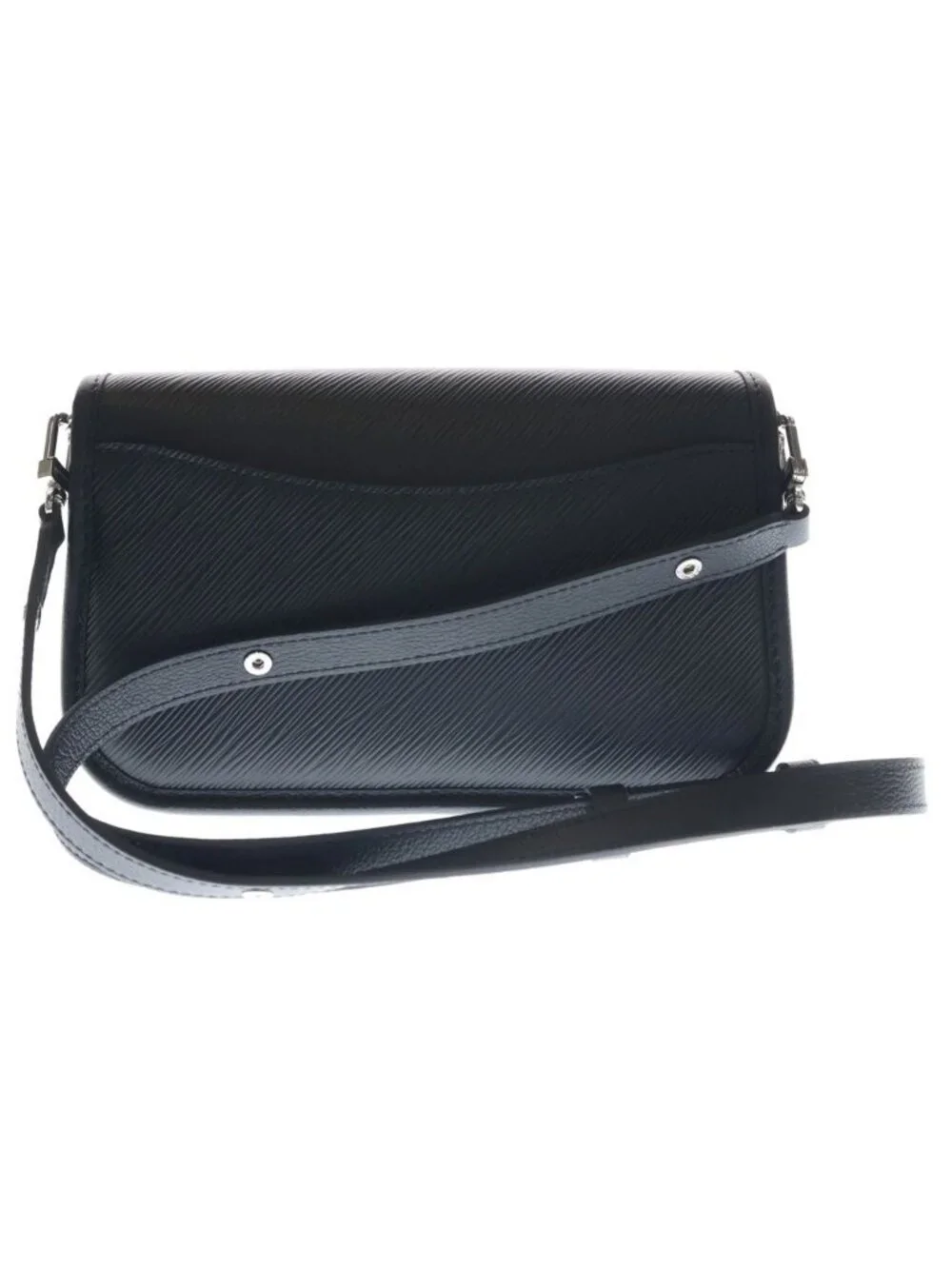 Louis Vuitton Buci NM Epi Leather Shoulder Bag Noir Blue Berry Black Purple